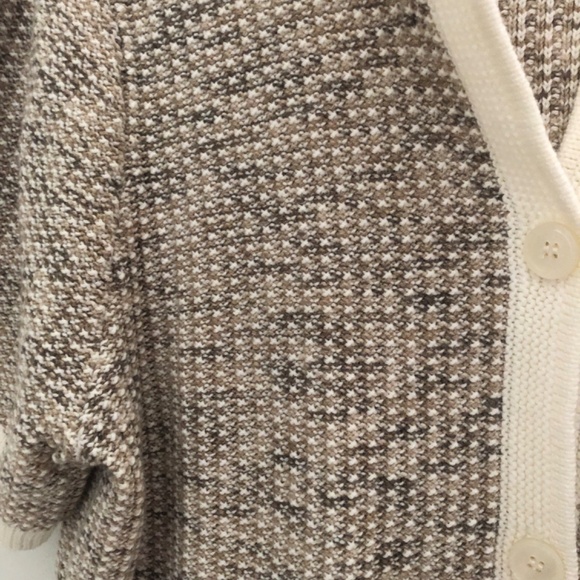 J. CREW Cardigan Sweater Women's X Large Multi Pockets Short Sleeve Button Front - Picture 4 of 8